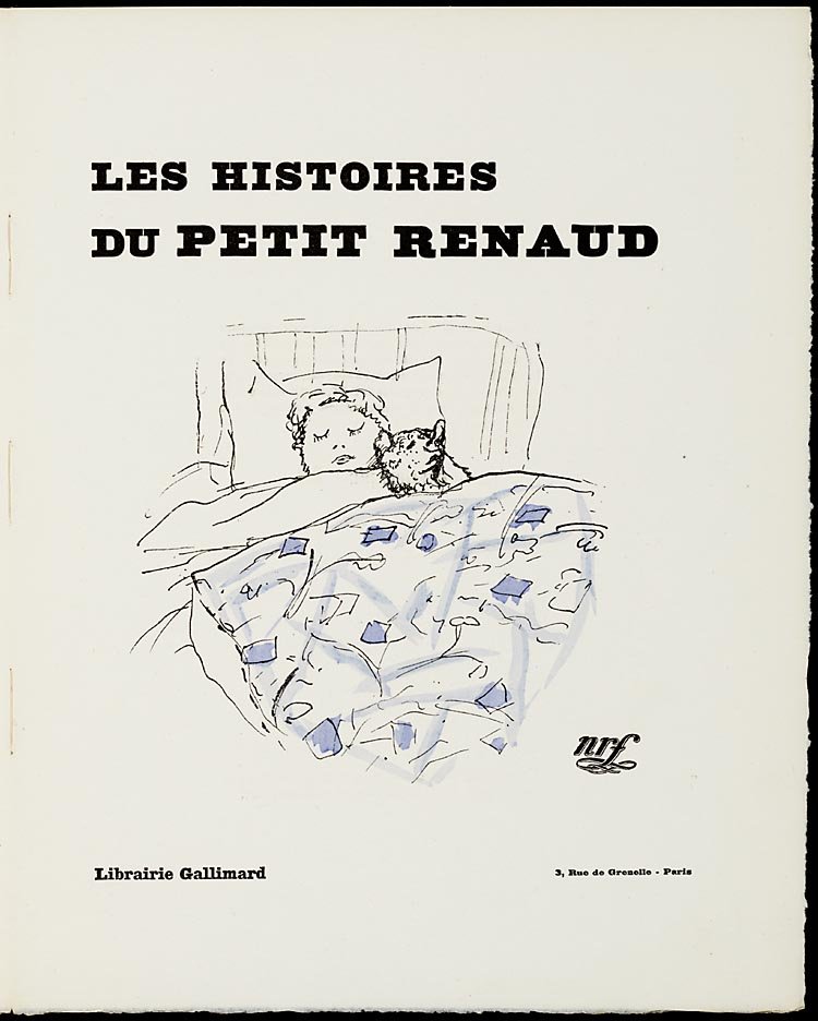 Les histoires du petit Renaud, titelpagina