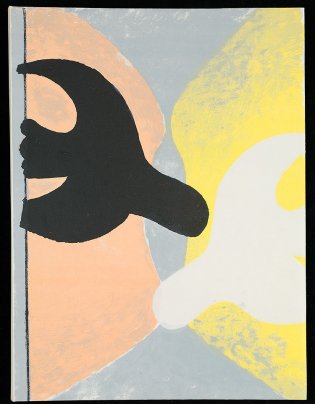 Résurrection de l'oiseau, voorzijde omslag met litho door Georges Braque 
