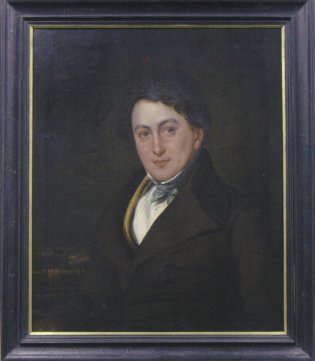 Portret van Gerrit van de Linde, de Schoolmeester